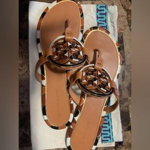 Tory Burch Enamel Miller Sandal